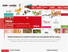 Tablet Screenshot of doble-sentido.com